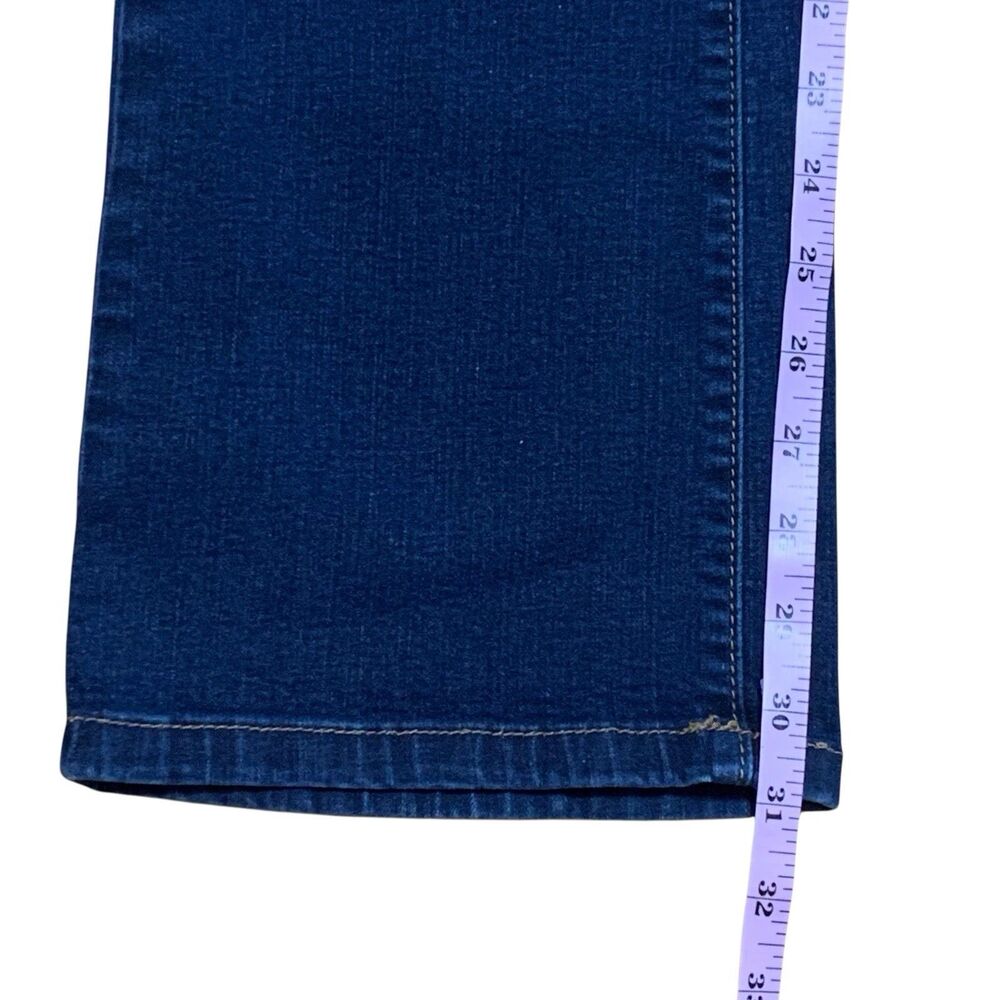 JC Penney Bootcut Jeans Womens Size 12/31 Dark Blue Wash Mid-Rise 5-Pocket - Picture 8 of 13